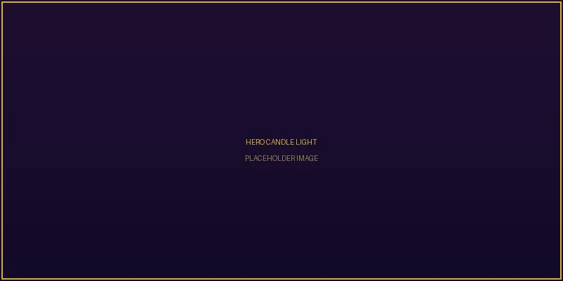 漂浮的魔法蜡烛