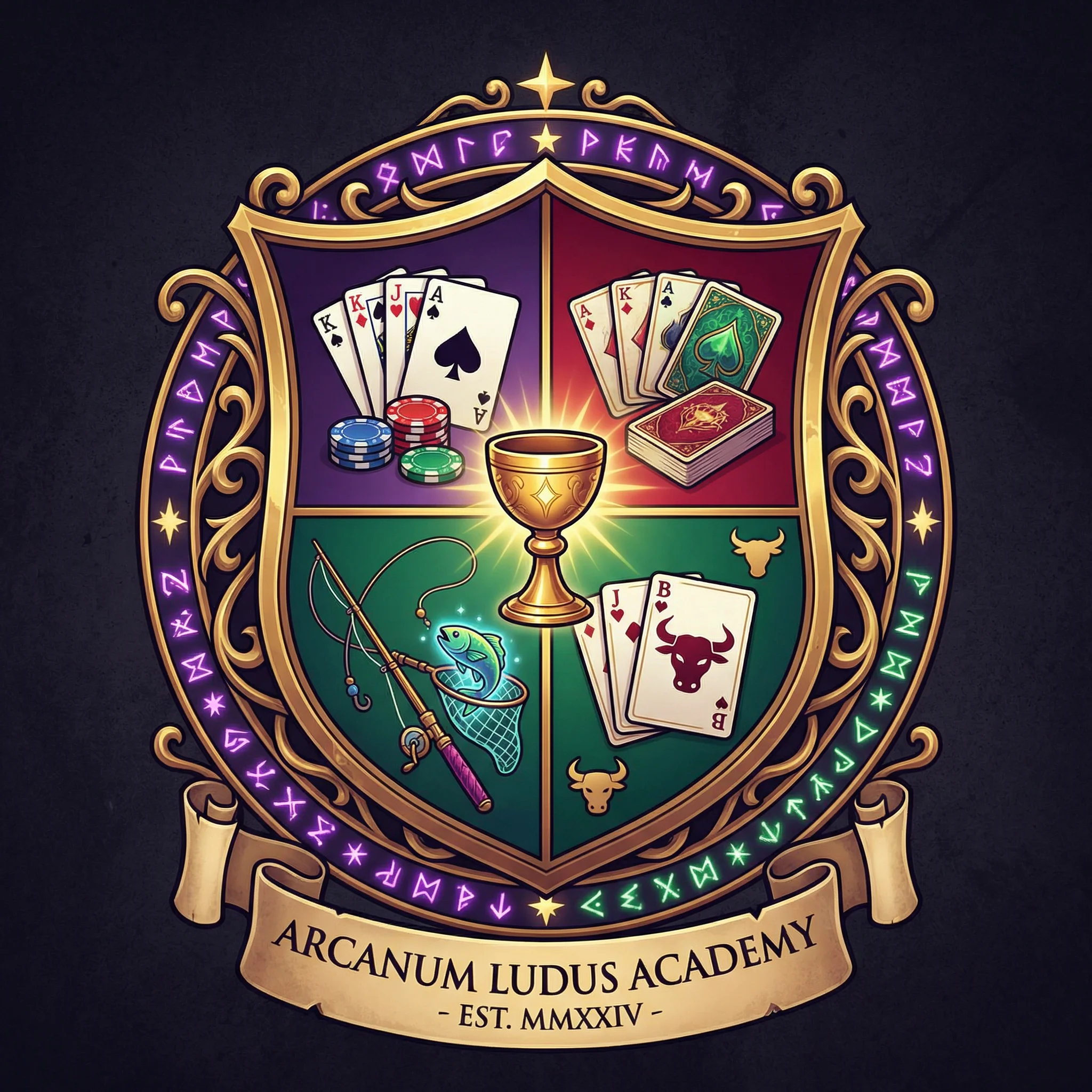 大发棋牌魔幻学院标志